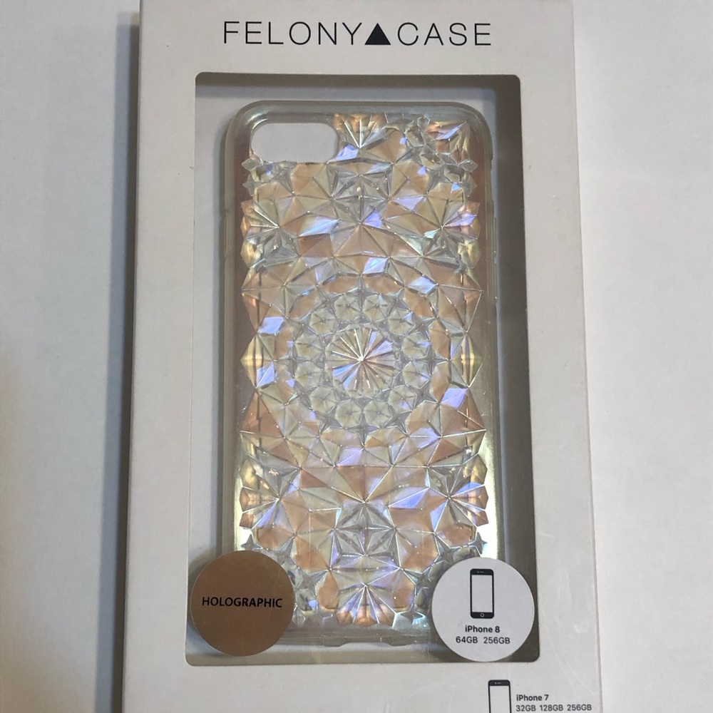 BRAND NEW Felony Case Holographic iPhone 7/8 Case